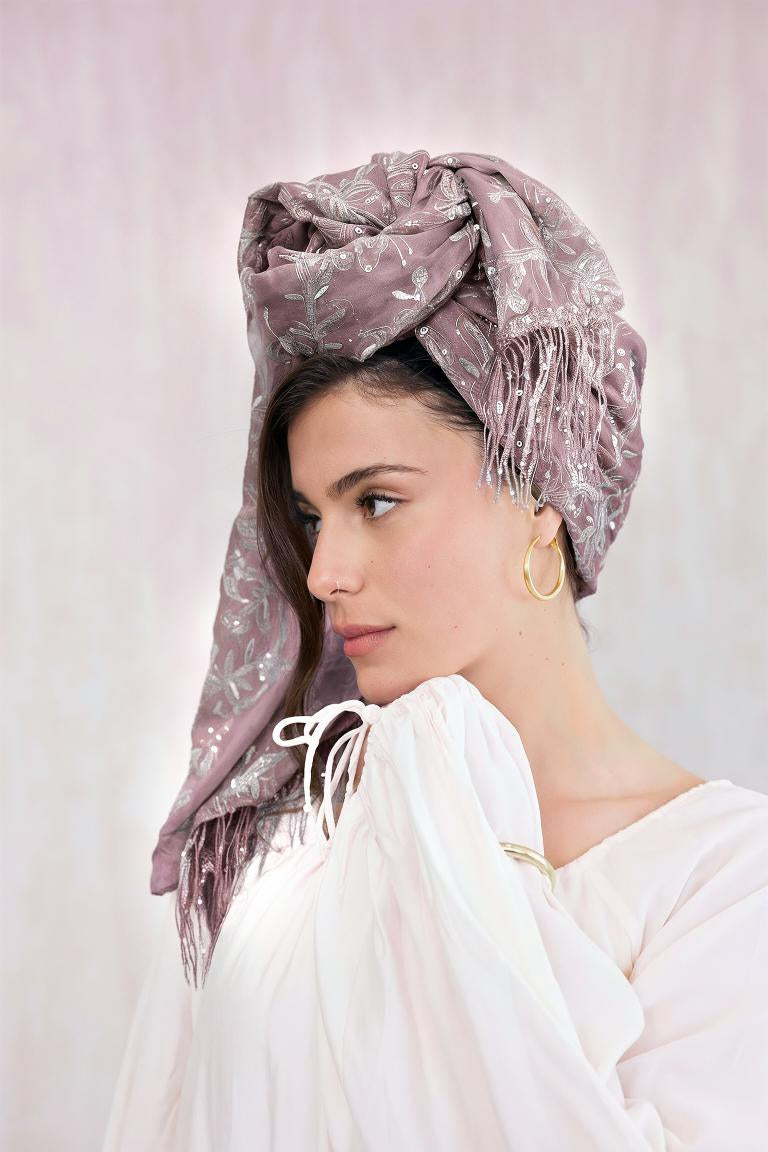 צעיף Glow לילך