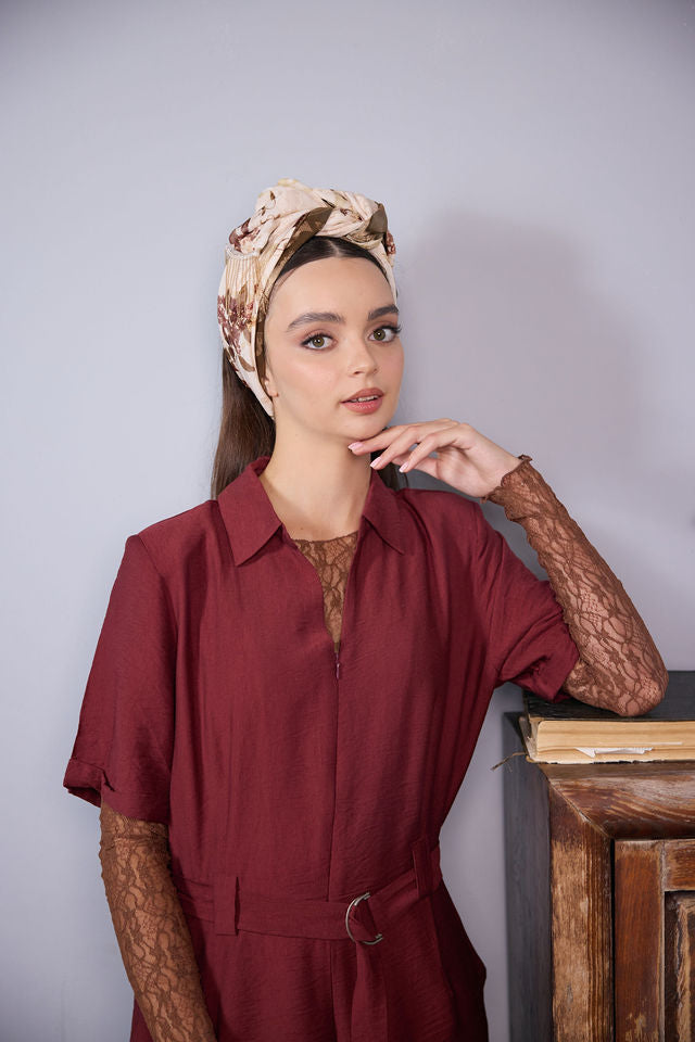 סרט לחצי כיסוי ראש נול