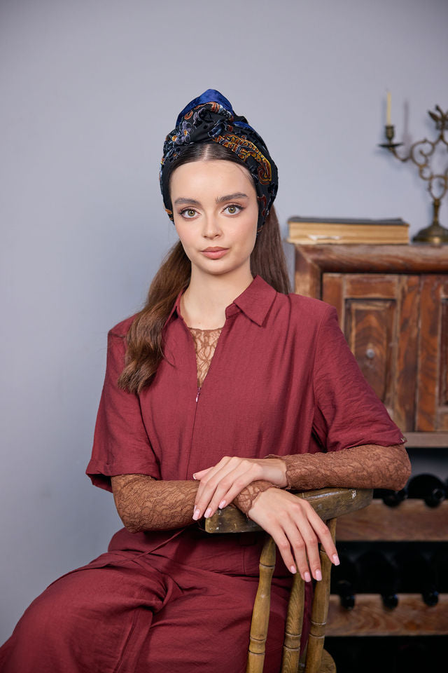 סרט לחצי כיסוי ראש אלומה