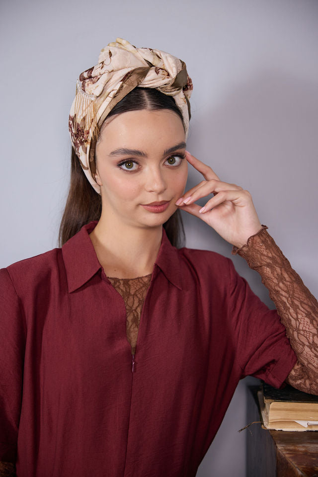 סרט לחצי כיסוי ראש נול