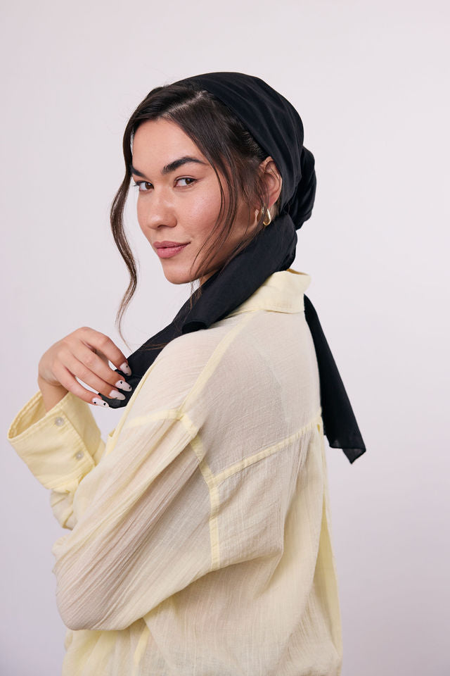 צעיף קיילי שחור