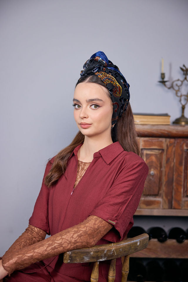 סרט לחצי כיסוי ראש אלומה