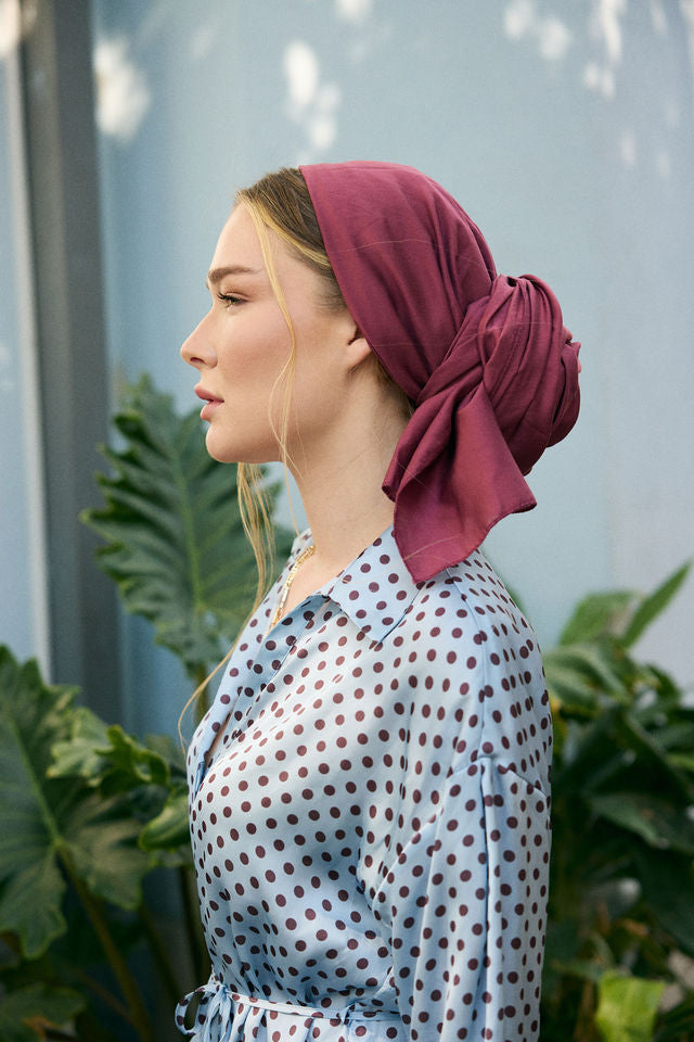 צעיף קיילי מג'נטה