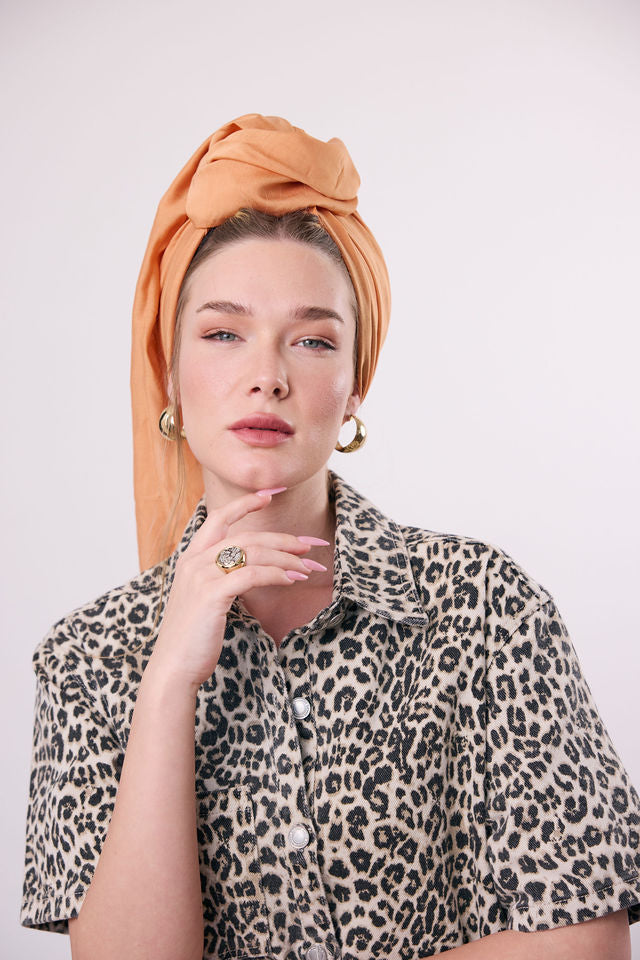 צעיף קיילי כתום