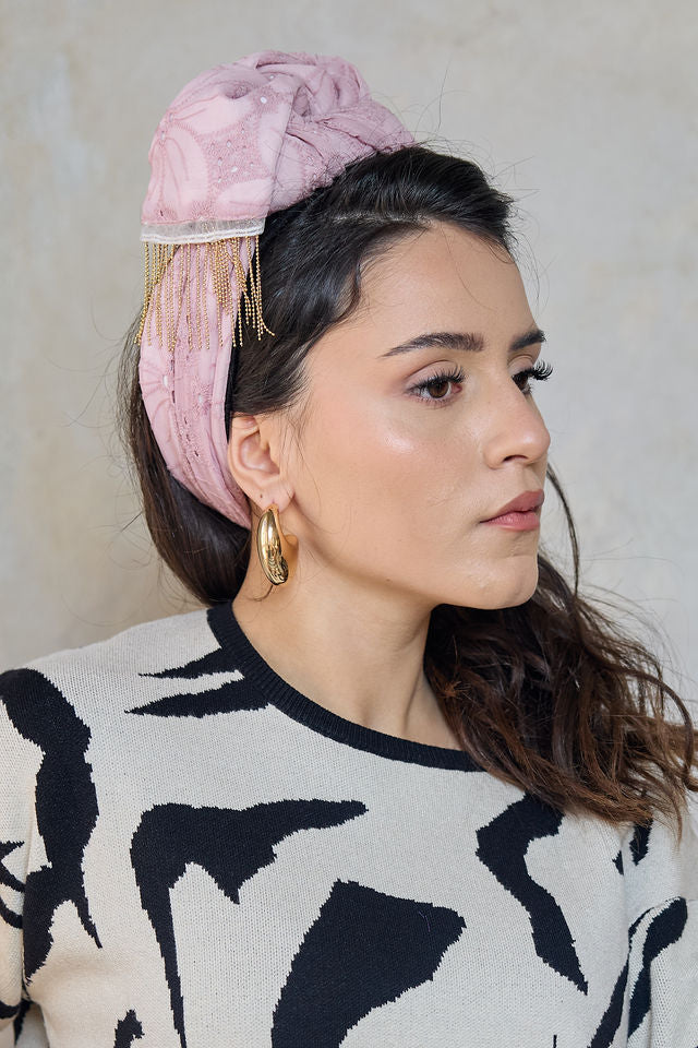 סרט לחצי כיסוי ריבר ורוד עתיק