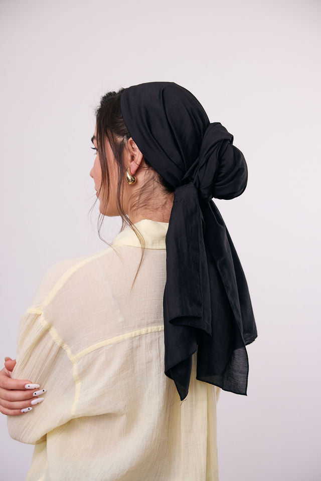 צעיף קיילי שחור