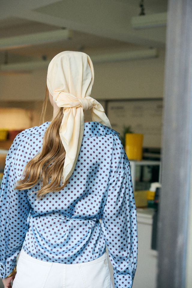 בנדנה קיילי צהוב חמאה