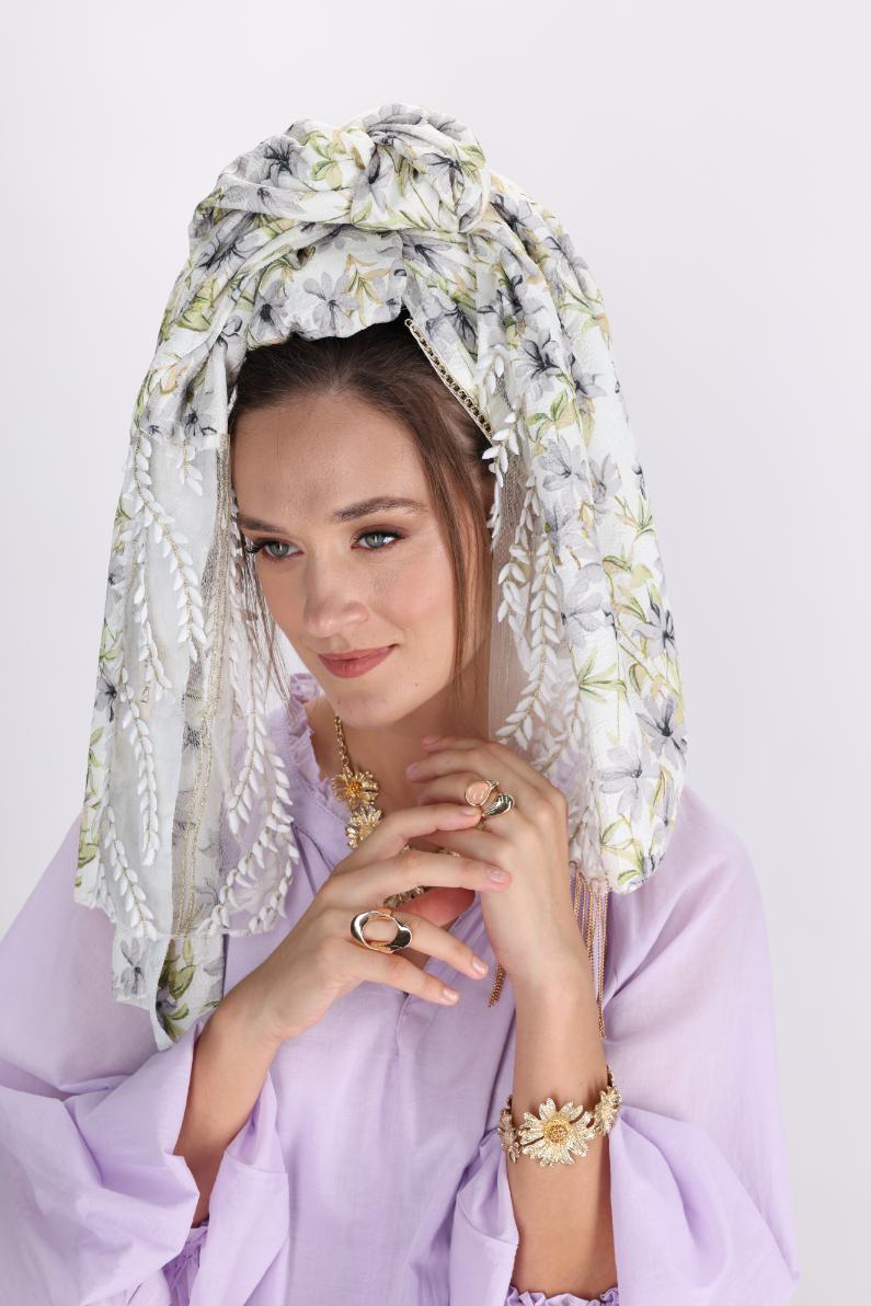 צעיף GLIM פרחוני
