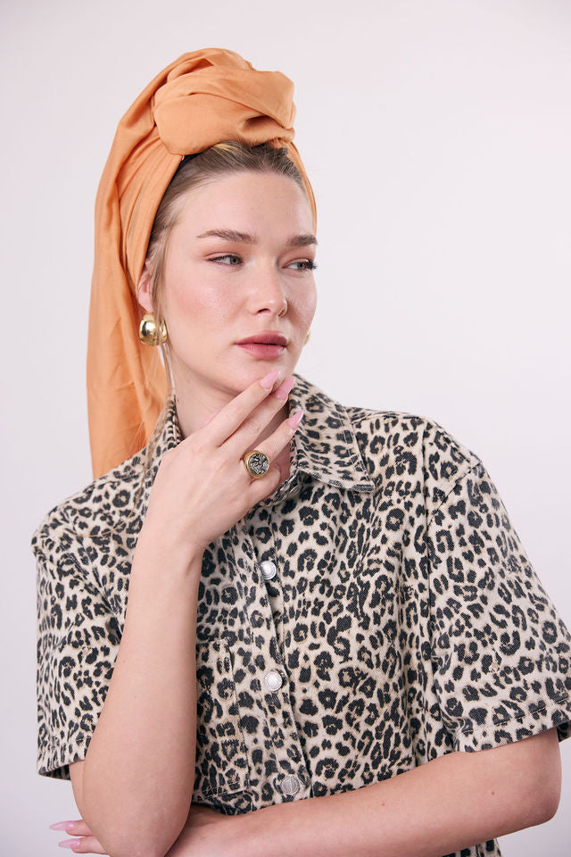 צעיף קיילי כתום