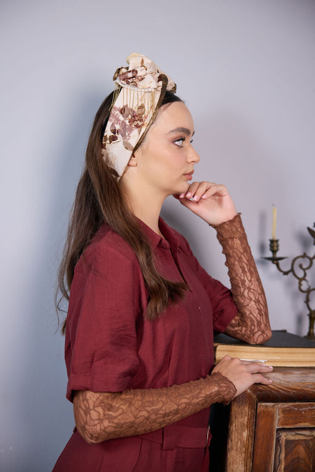 סרט לחצי כיסוי ראש נול