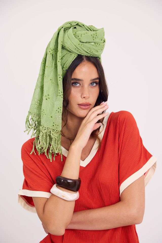 צעיף ריבר ירוק