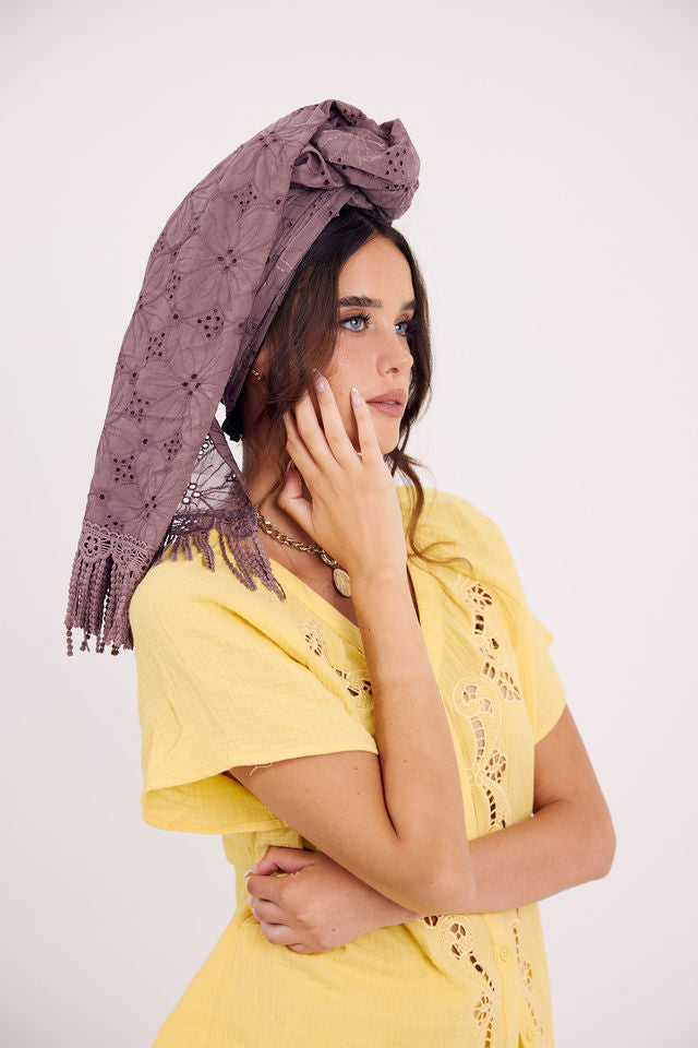 צעיף ריבר סגול