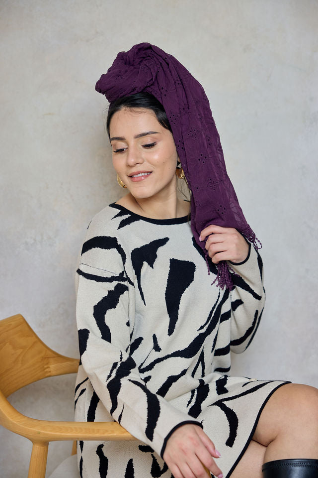 צעיף ריבר סגול