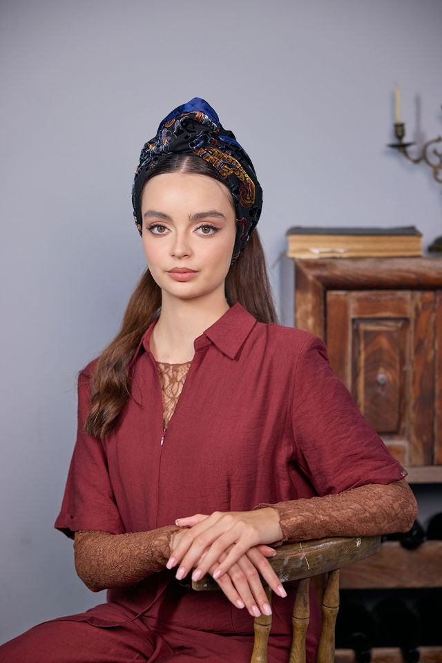 סרט לחצי כיסוי ראש אלומה