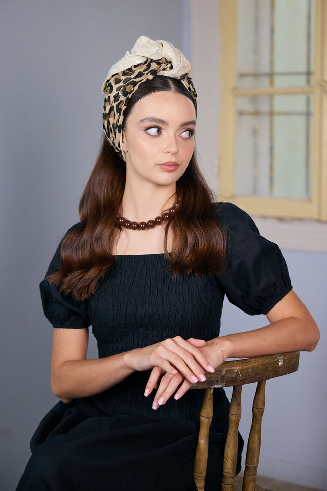 סרט לחצי כיסוי ראש יהלי