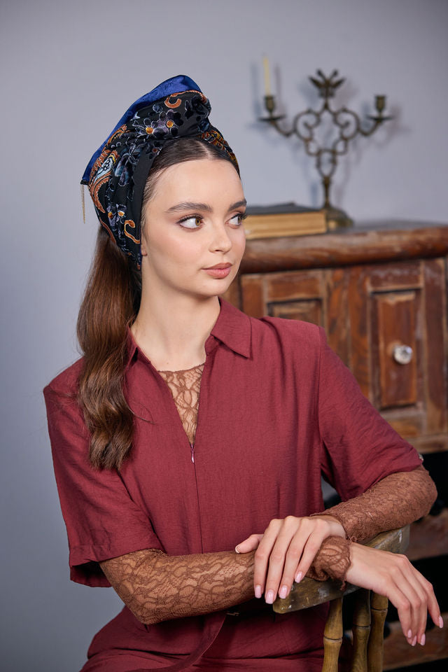 סרט לחצי כיסוי ראש אלומה