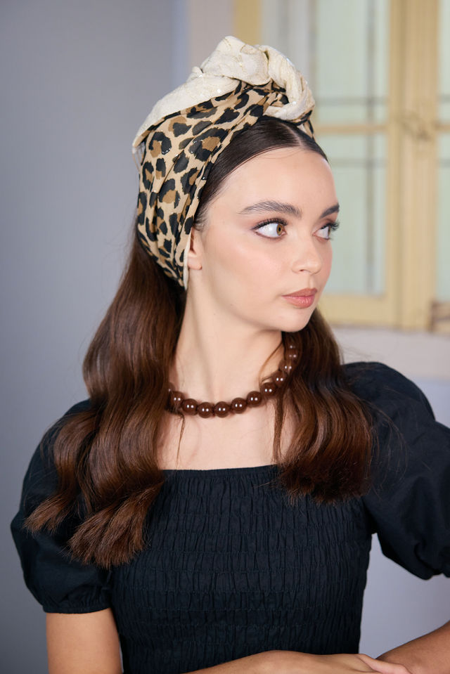 סרט לחצי כיסוי ראש יהלי