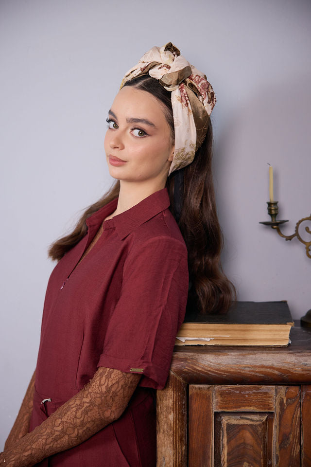 סרט לחצי כיסוי ראש נול