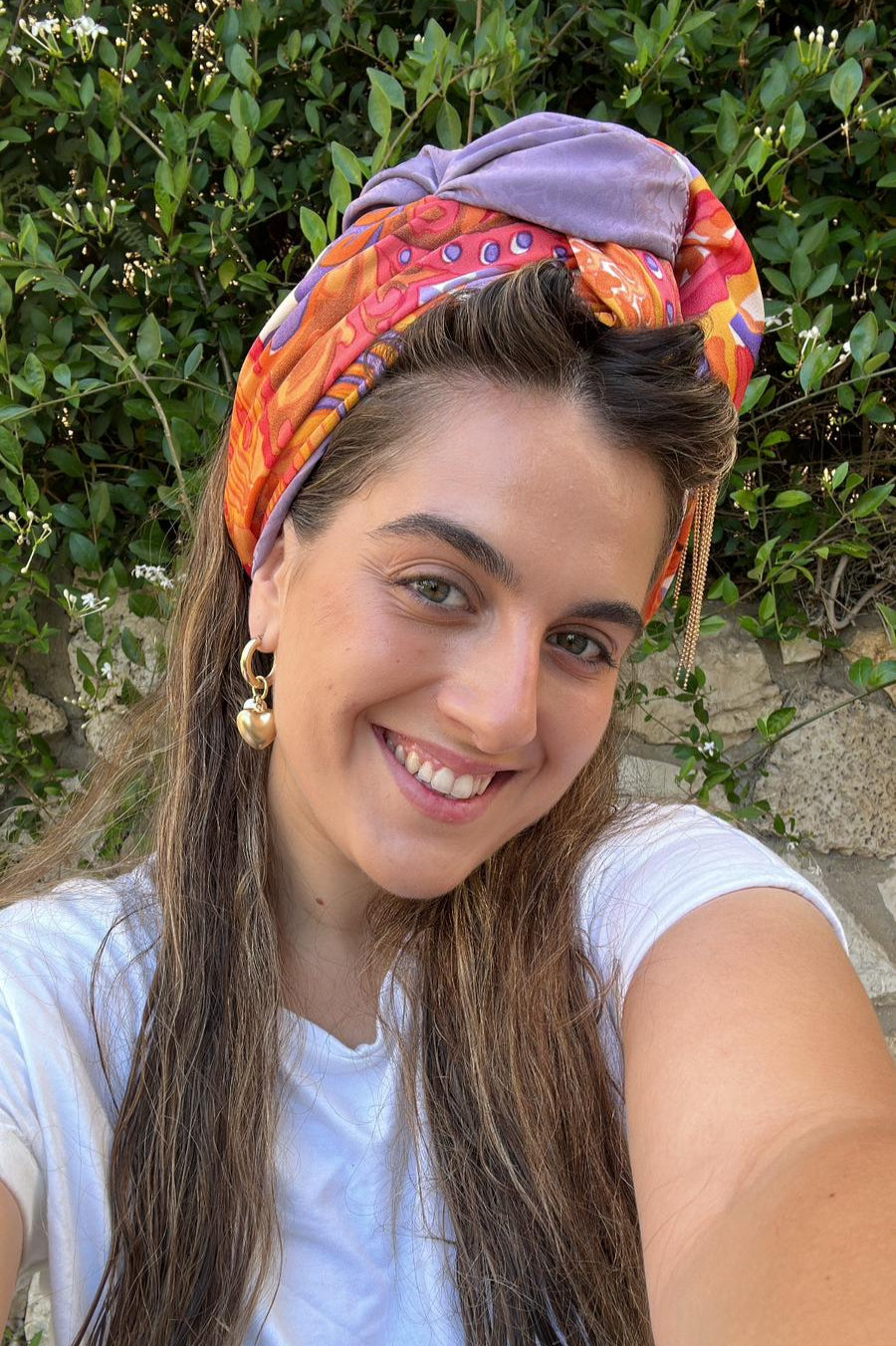 סרט לחצי כיסוי ראש שחר