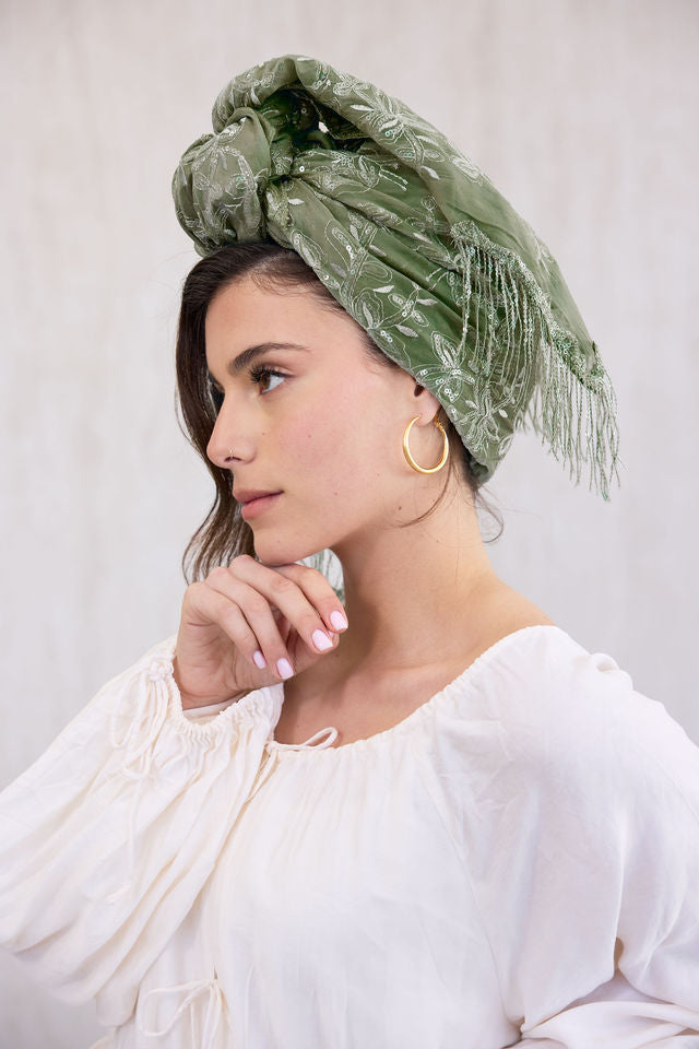 צעיף Glow ירוק