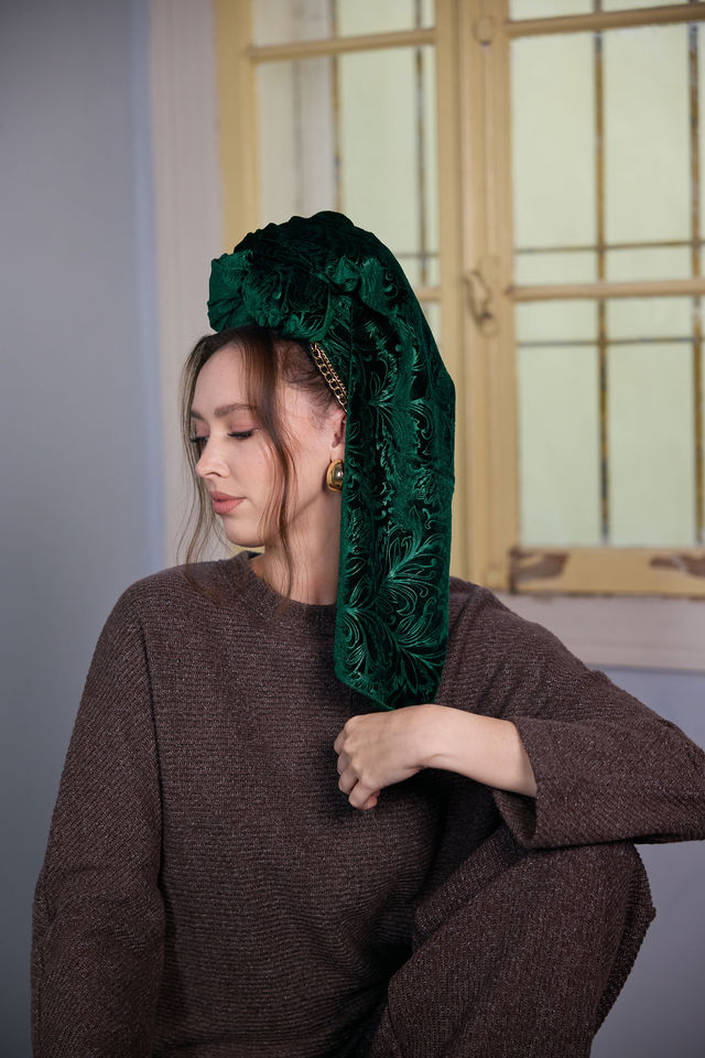 צעיף SNOW ירוק בקבוק