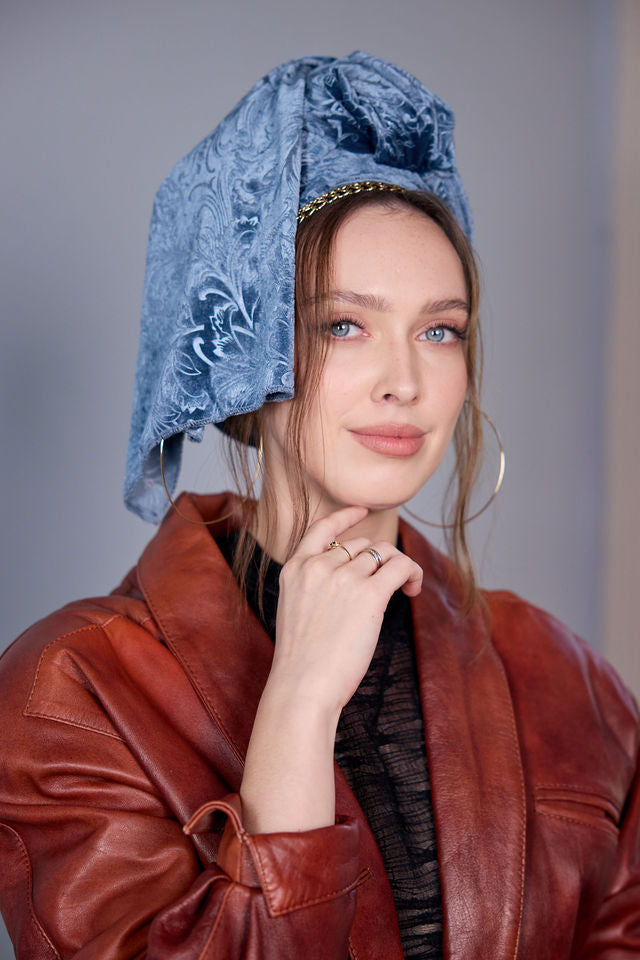 צעיף SNOW תכלת