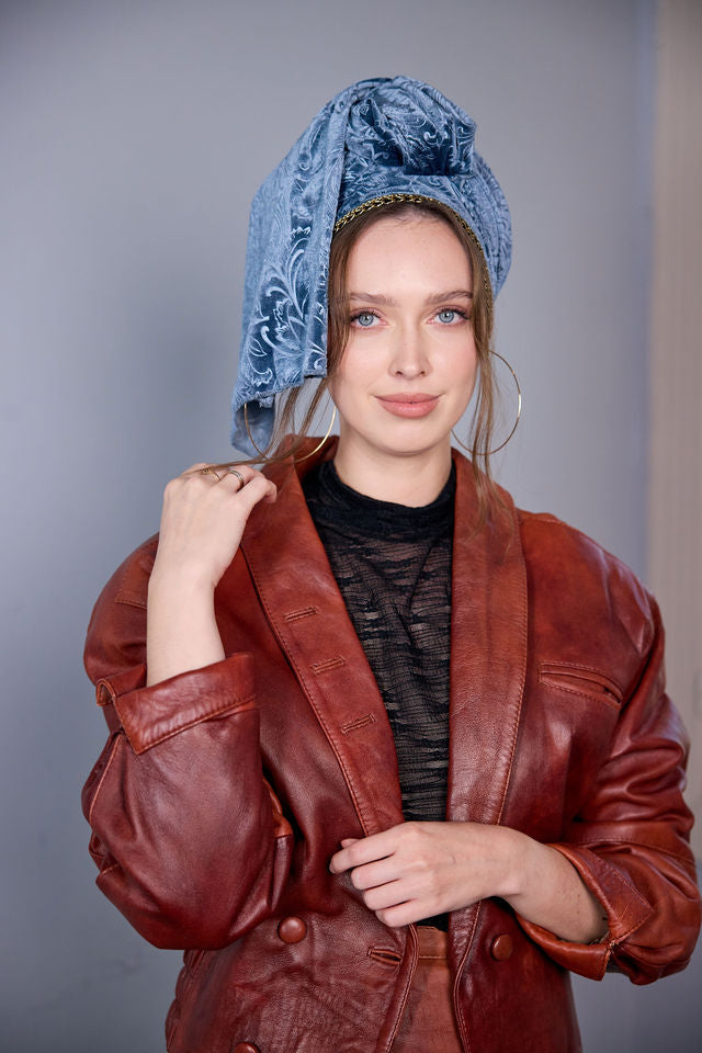 צעיף SNOW תכלת