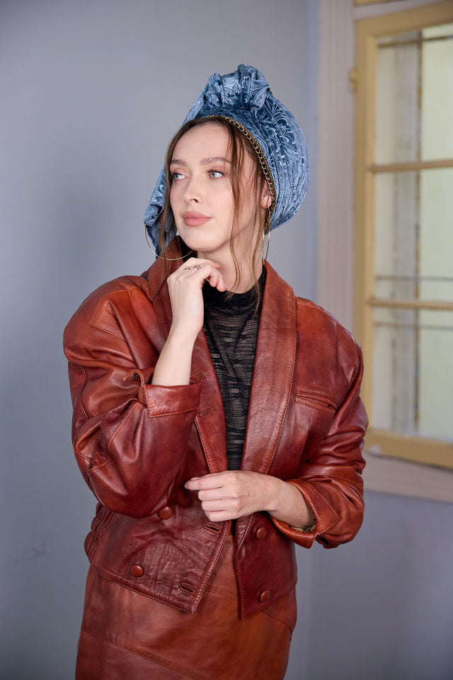 צעיף SNOW תכלת