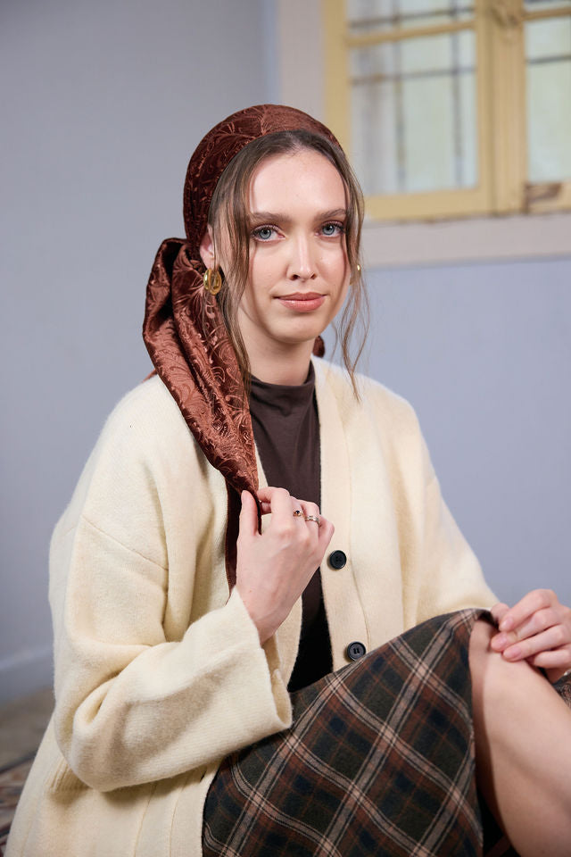 בנדנה SNOW חום