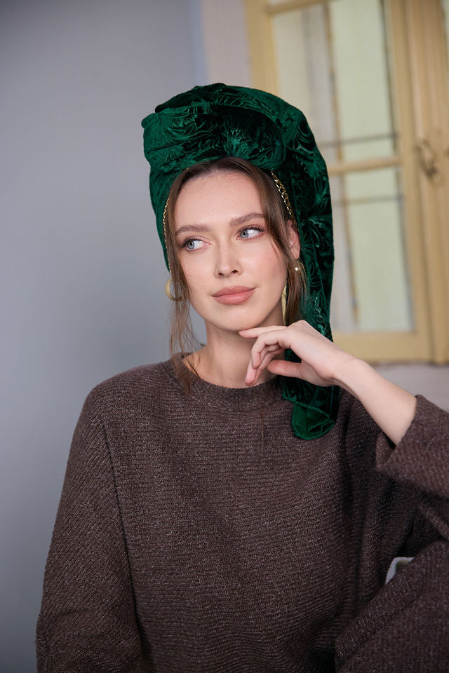 צעיף SNOW ירוק בקבוק