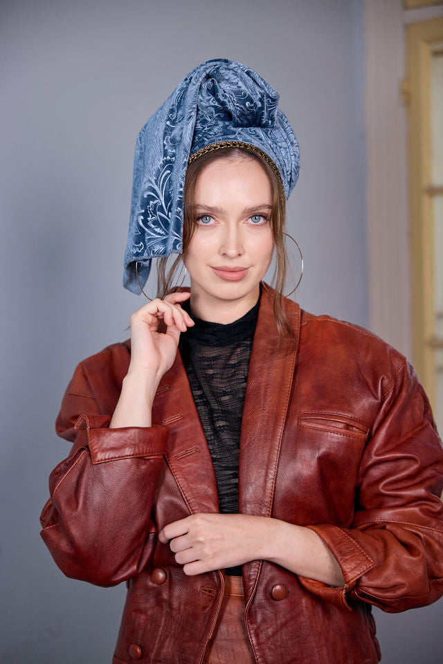 צעיף SNOW תכלת