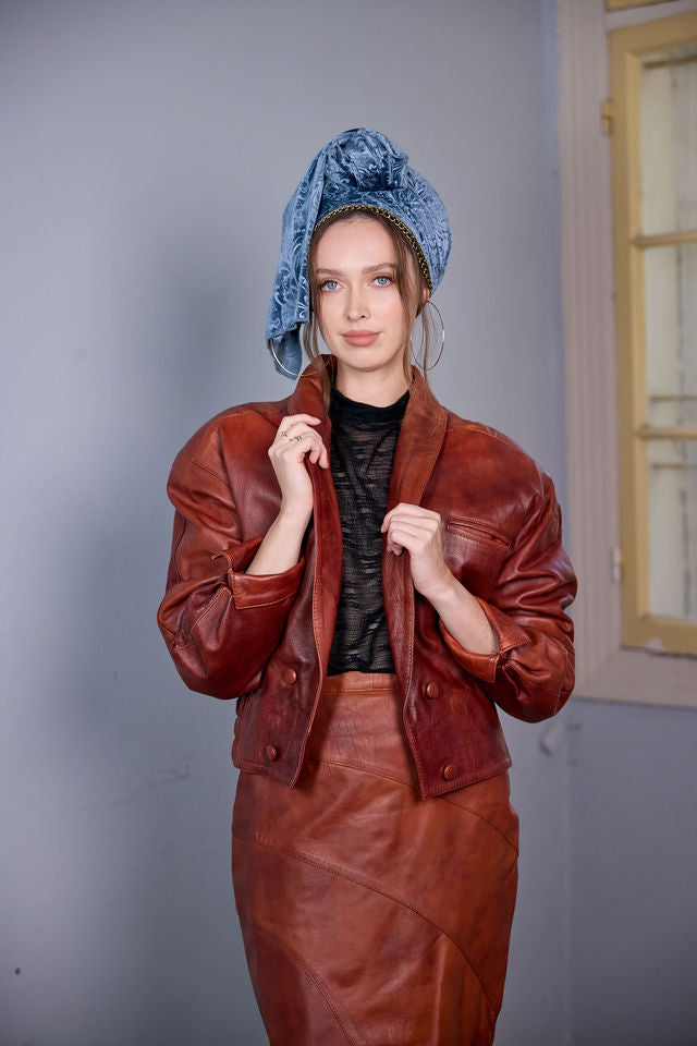 צעיף SNOW תכלת