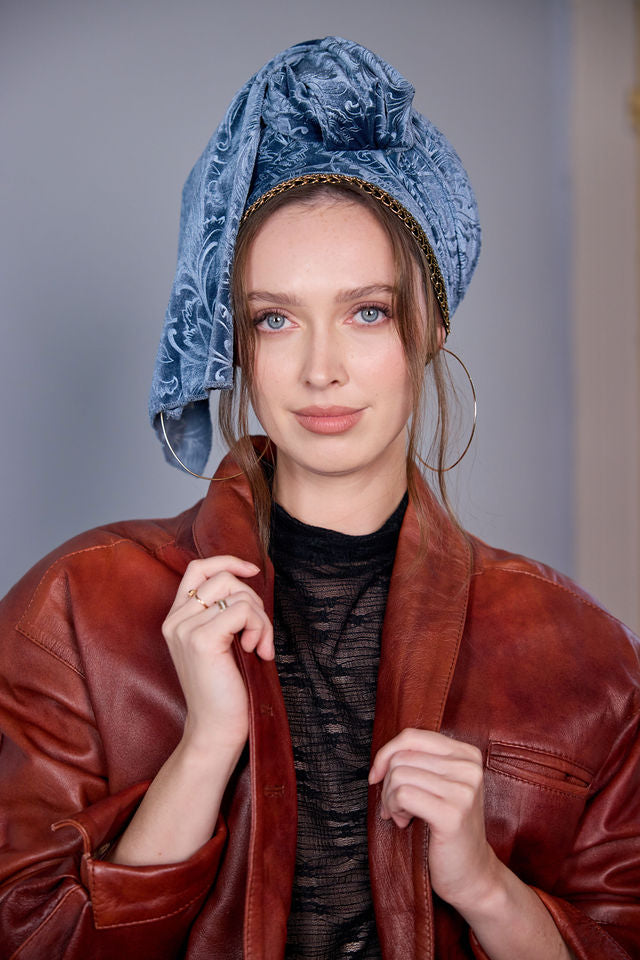 צעיף SNOW תכלת