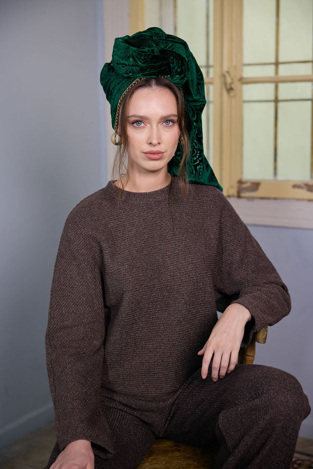 צעיף SNOW ירוק בקבוק