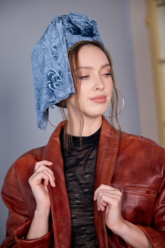 צעיף SNOW תכלת