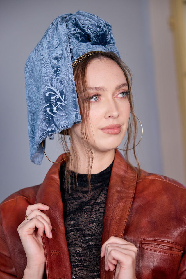 צעיף SNOW תכלת