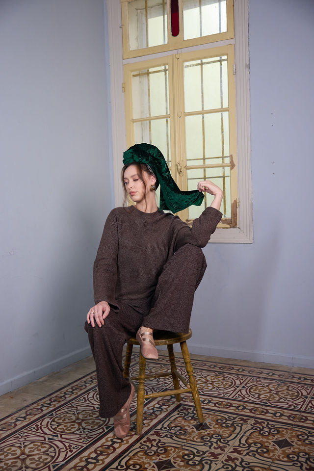 צעיף SNOW ירוק בקבוק