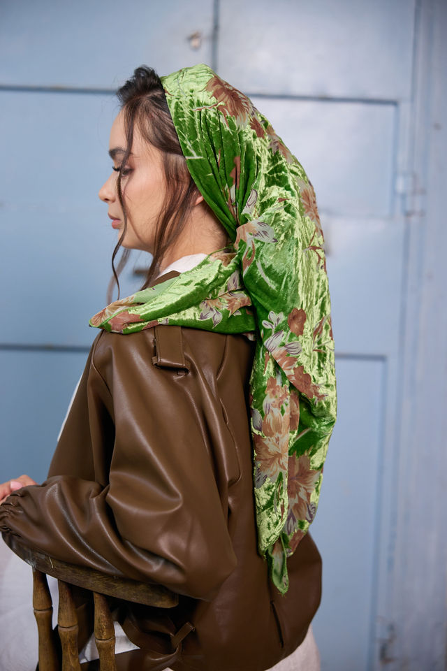 בנדנה velvet תפוח