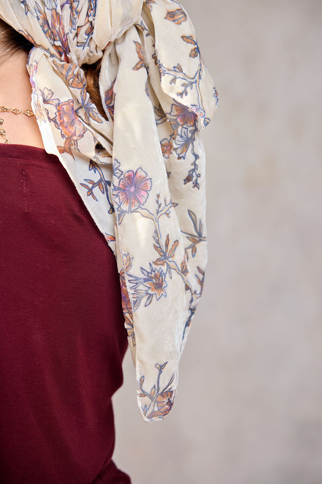 בנדנה velvet חום