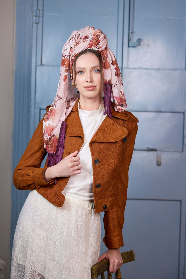 צעיף velvet ורוד