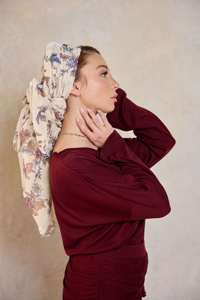 בנדנה velvet חום