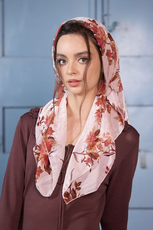 בנדנה velvet ורוד